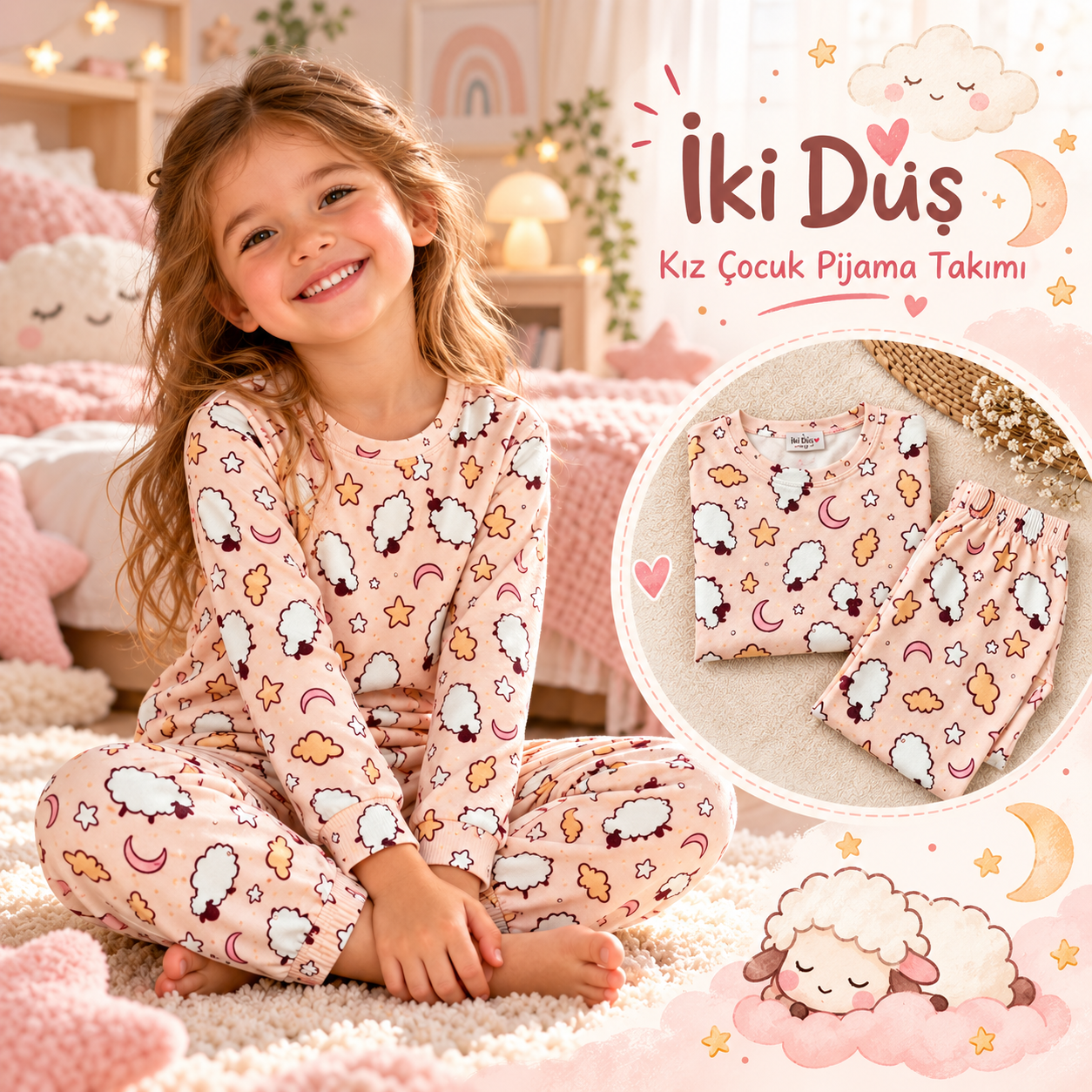 Kız çocuk pijama